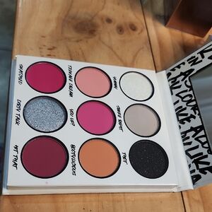 Revolution Eyeshadow Palette - Pink, Silver, Orange, Black